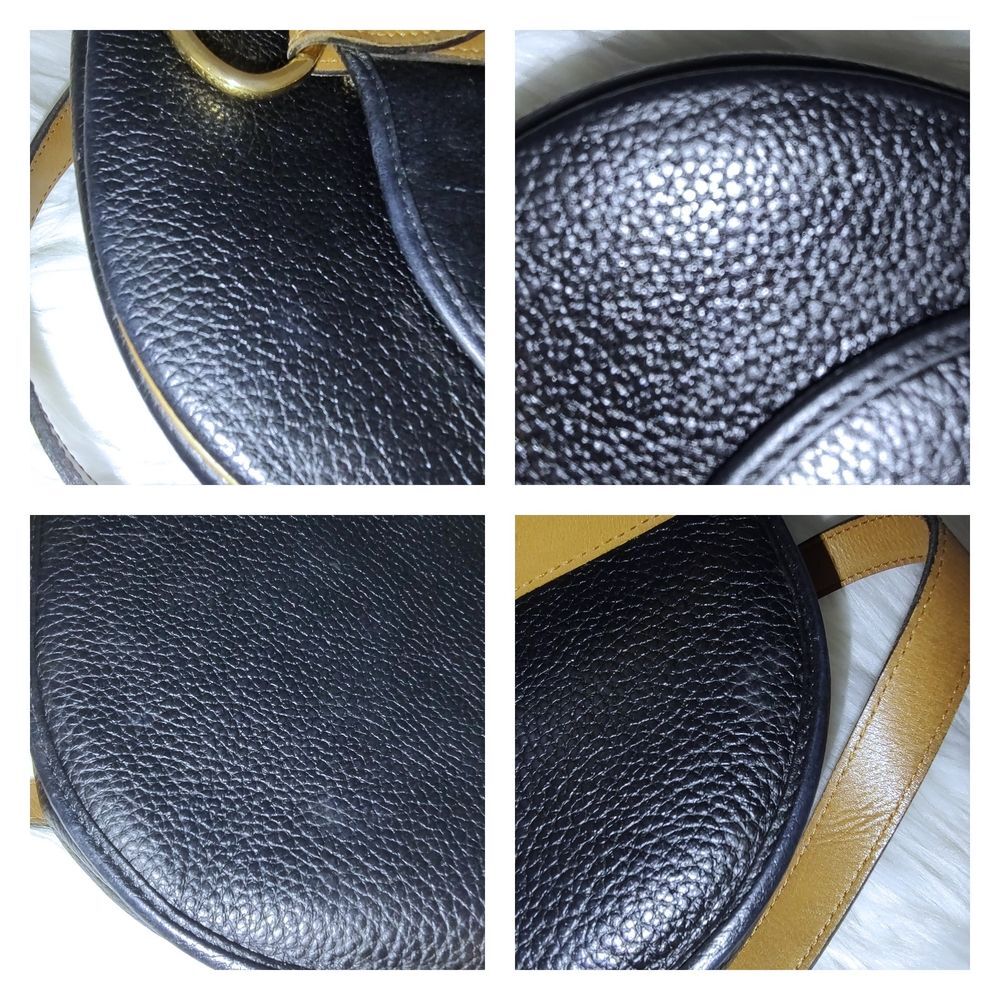 Dior vintage leather saddle crossbody bag EUC - Picture 10 of 12